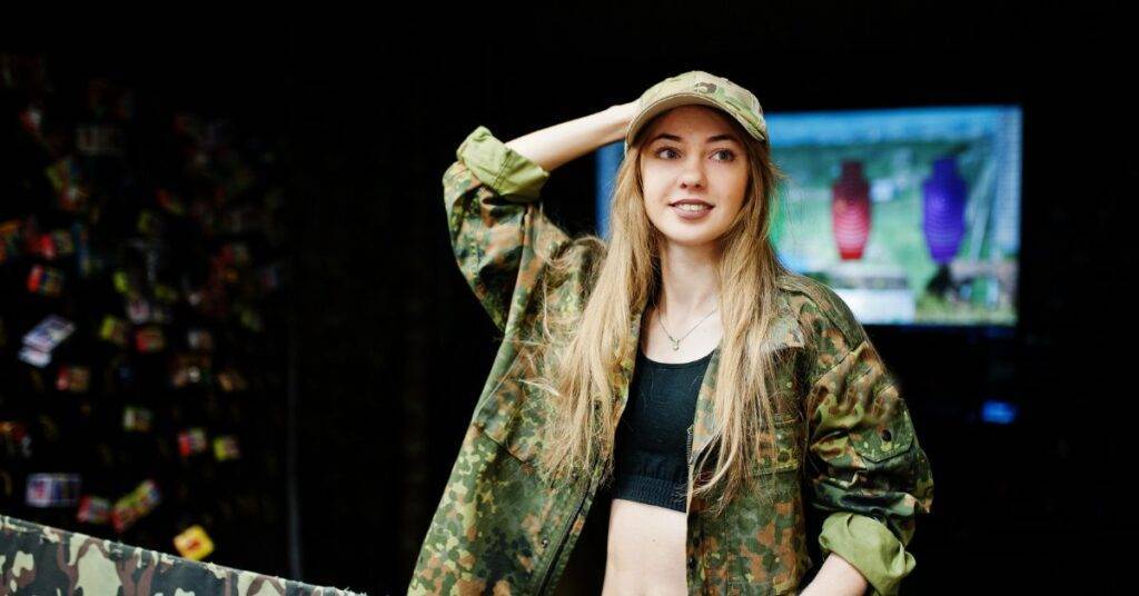 women's camo jacket fashion