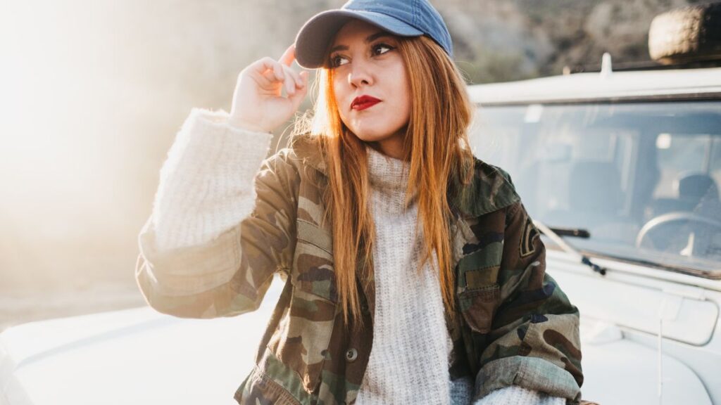 %Focus keyword% women's camo jacket fashion